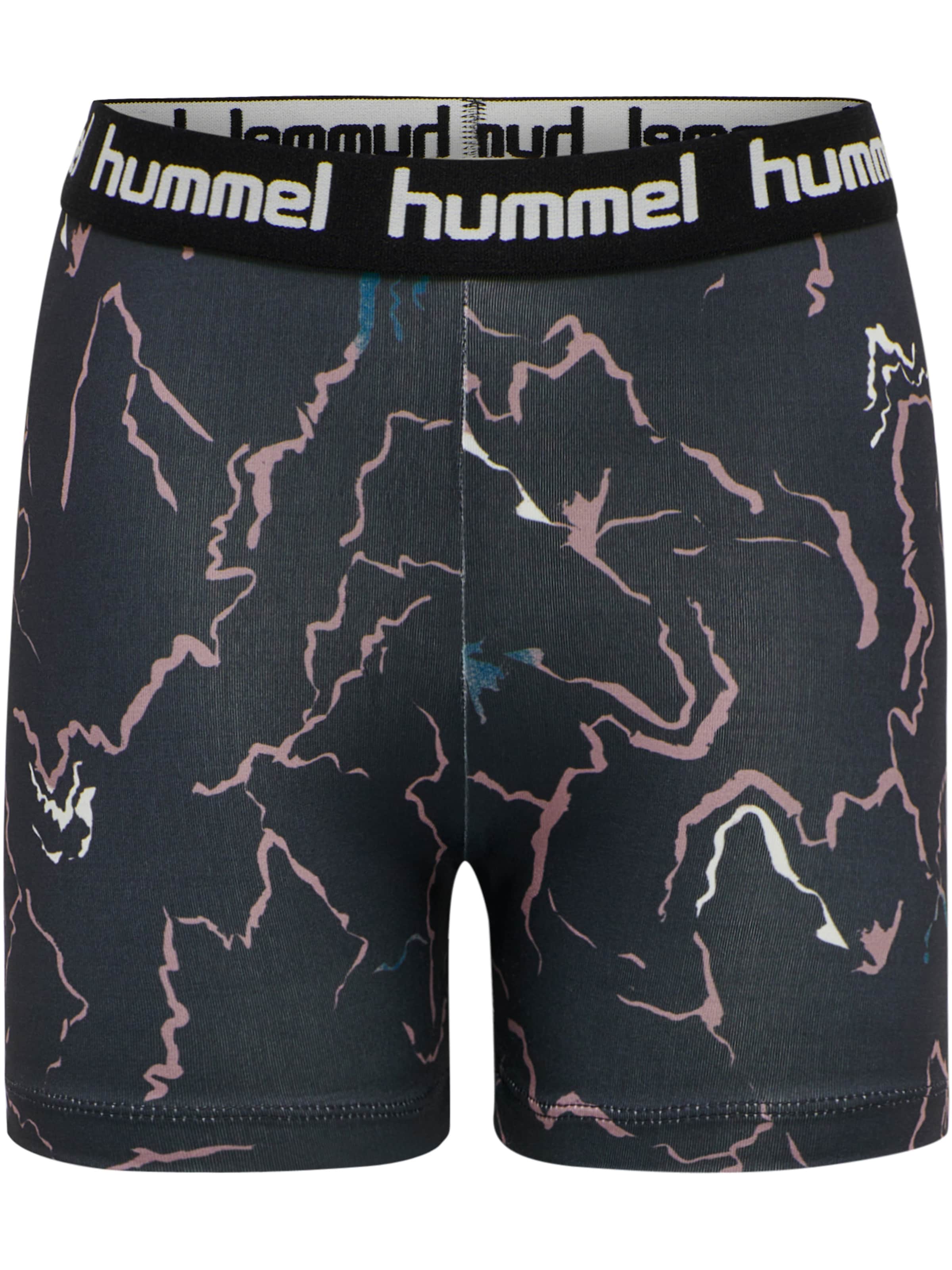 Hummel Skinny Sportshorts 'Mimmi' in Grau: Vorderseite
