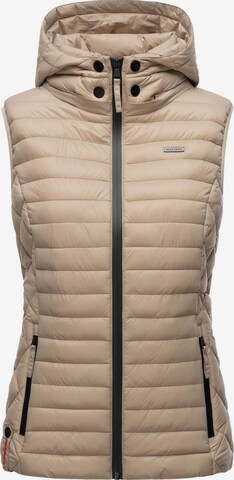 MARIKOO Vest 'Hasenpfote' in Brown