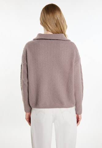 DreiMaster Vintage Pullover 'Incus' in Braun