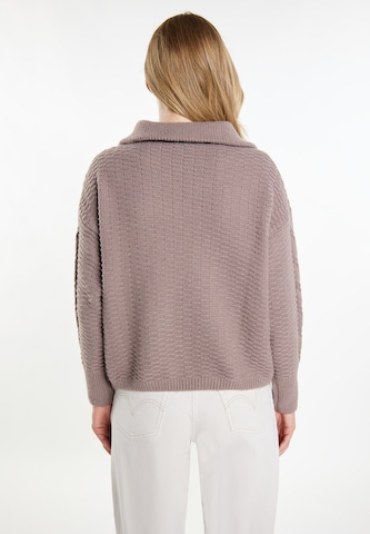 DreiMaster Vintage - Pullover 'Incus' em castanho