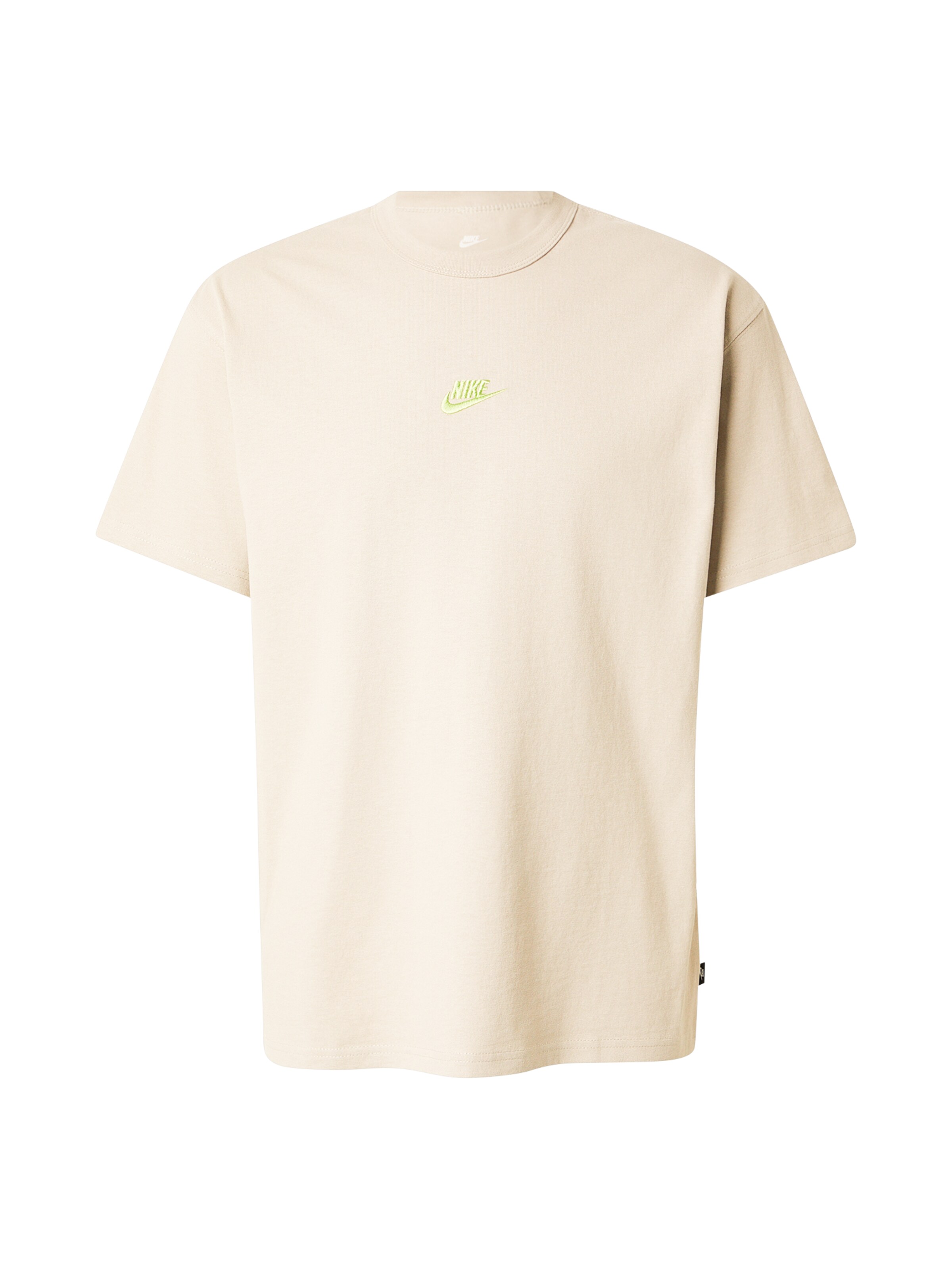 T-Shirt 'PREM ESS' Nike Sportswear en beige : devant