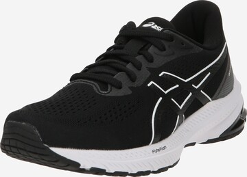 Chaussure de course 'GT-1000 12' ASICS en noir : devant