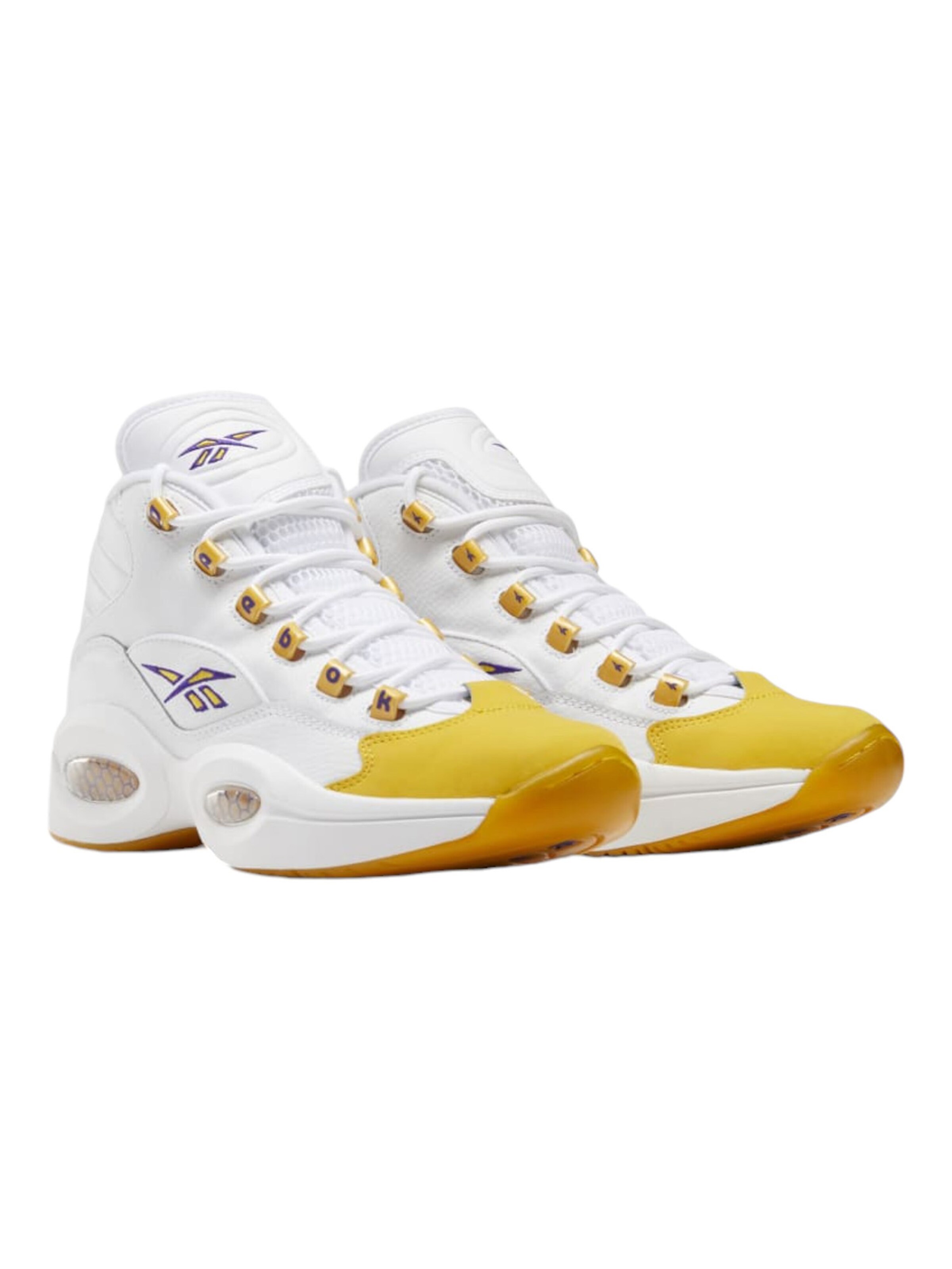 Chaussure basse 'Question Mid' Reebok en blanc