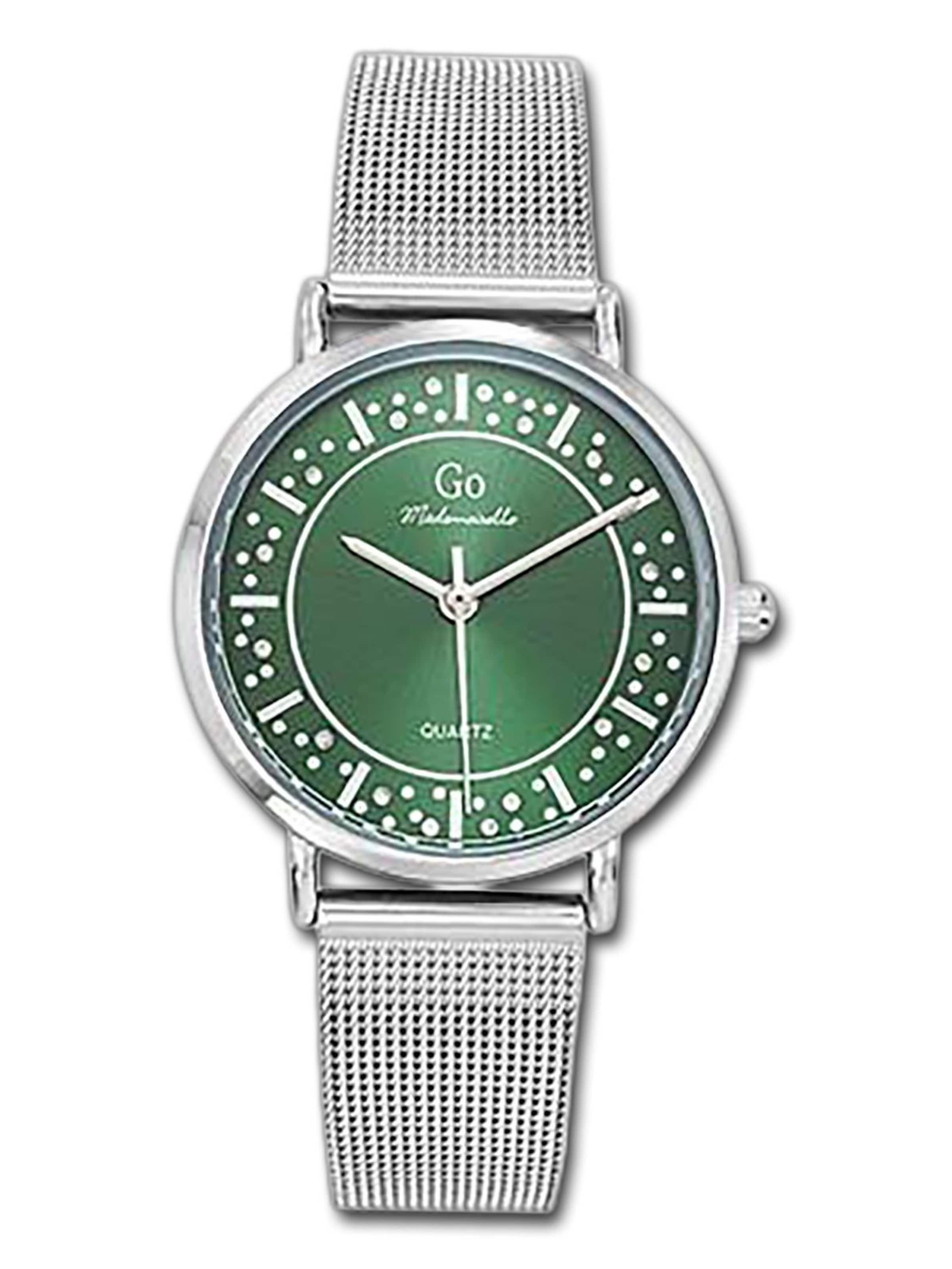 Montre à affichage analogique GO GirlOnly en argent : devant
