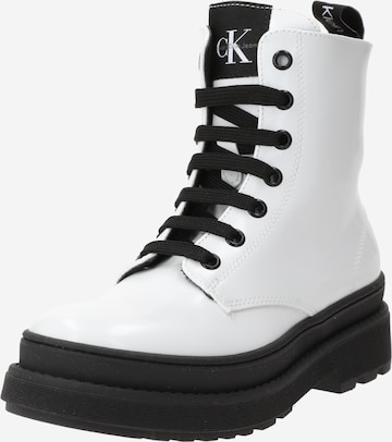 Calvin Klein Jeans Boots in White: front