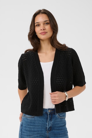 Cardigan 'KAsilja' Kaffe en noir : devant
