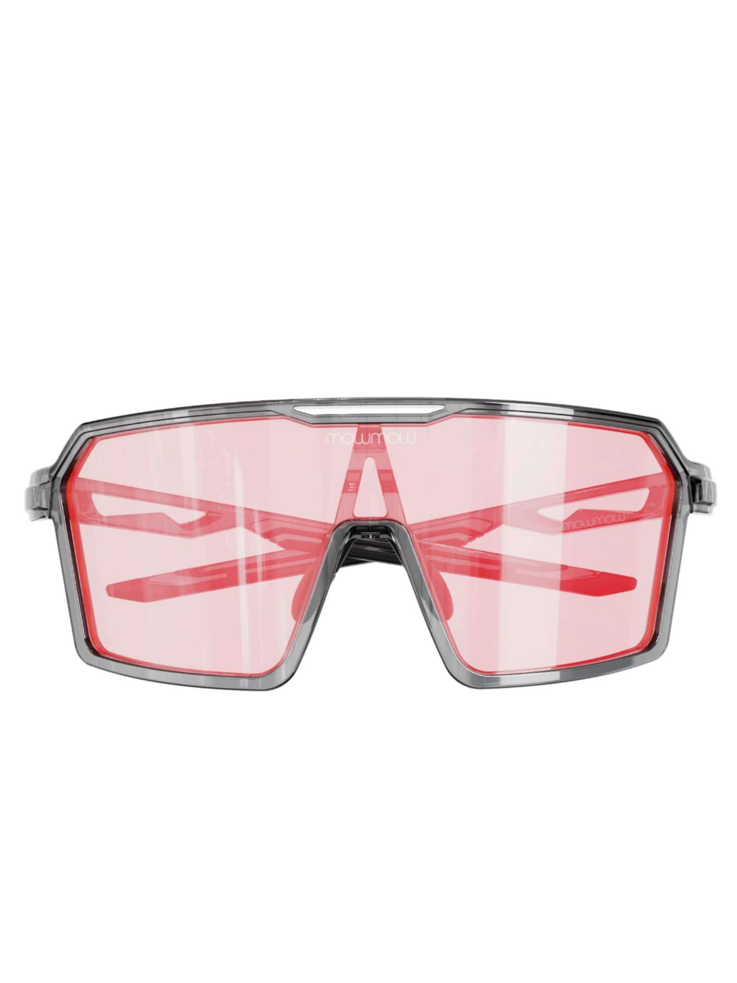 Lunettes de soleil sport 'MowMow Wizard Sunglasses - Sports Glasses - Photochromic Lens - Men - Women' Mowmow en rouge