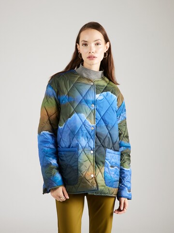 Fransa Between-season jacket 'REBEKKA' in Green: front