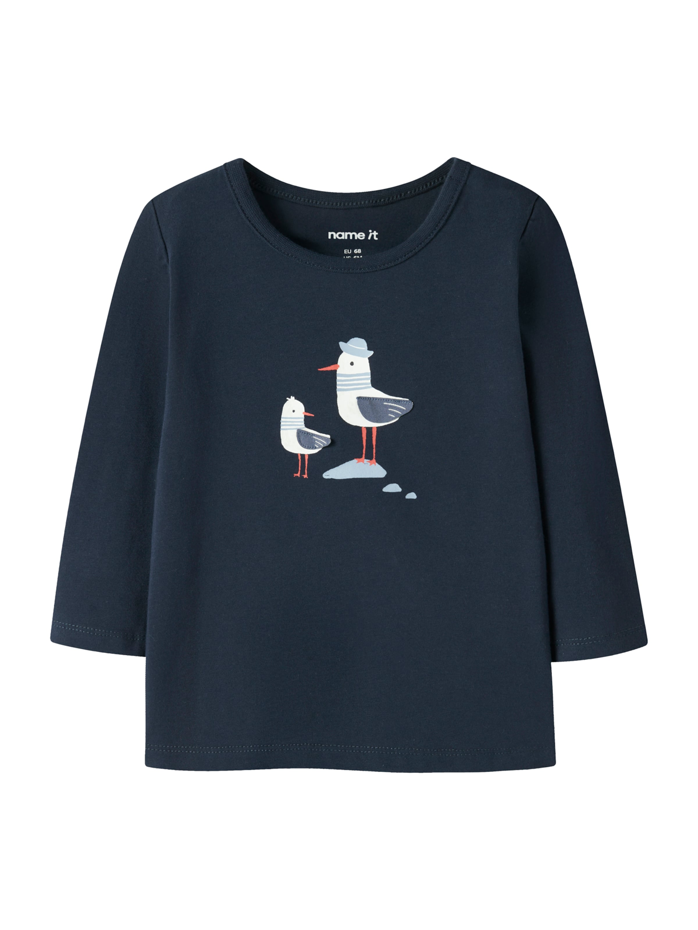 NAME IT Shirt 'NBMFLOP' in Blauw: voorkant