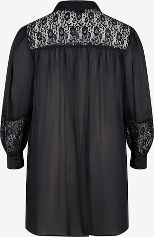 Zizzi Bluse 'MKODI' in Schwarz