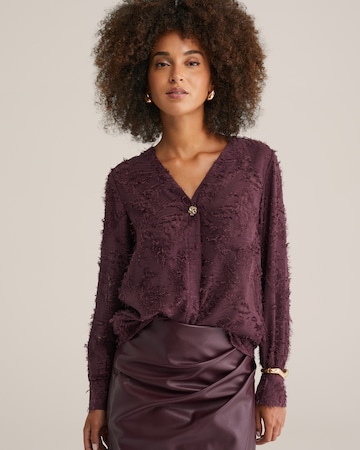 WE Fashion Блузка в Красный: спереди