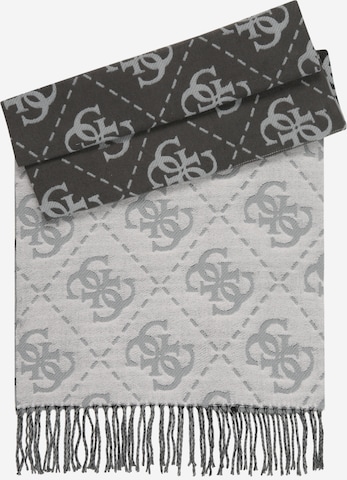 GUESS Шарф 'SCARF JACQUARD 40X180' в Серый: спереди