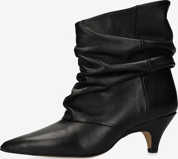 MANFIELD Stiefelette in Schwarz: Vorderseite