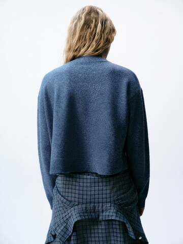 Pull-over self. en bleu