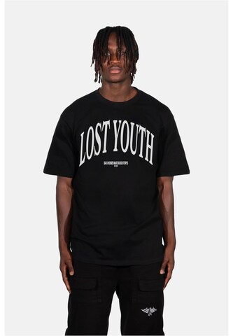 Lost Youth Shirt 'Classic V.1' in Zwart: voorkant