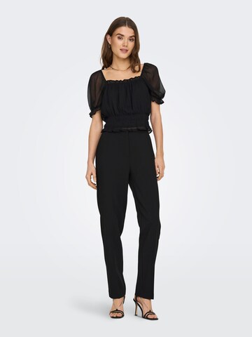 Regular Pantalon 'YASMINE' ONLY en noir