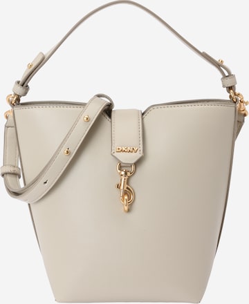 DKNYRučna torbica - siva boja: prednji dio
