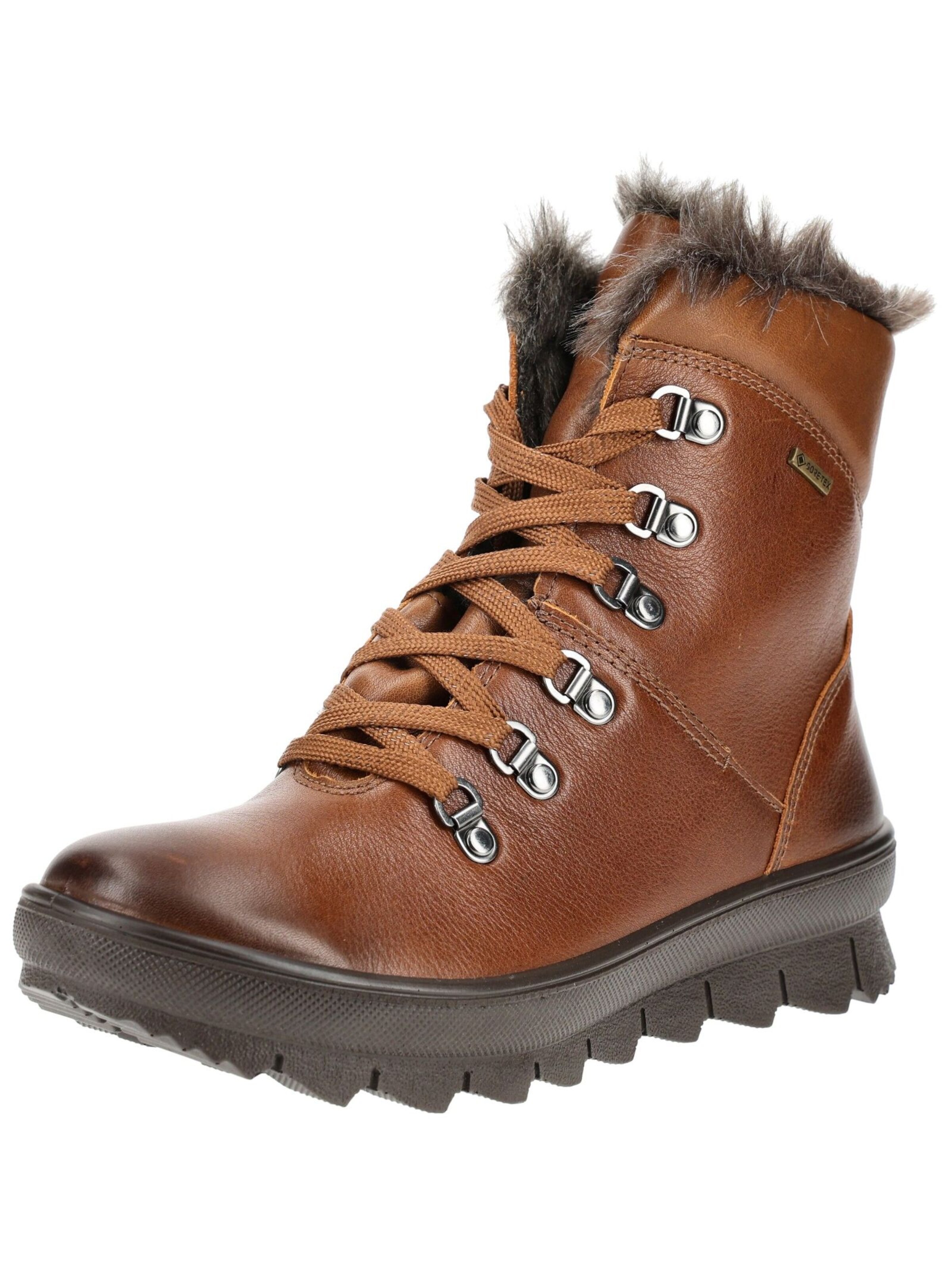 Bottines à lacets 'Novara' Legero en marron : devant
