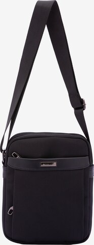 Borsa a tracolla 'Borsa a Tracolla Uomo B Cavalli Poliestere Zip' di B. Cavalli in nero: frontale