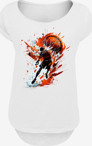 T-shirt F4NT4STIC en blanc : devant