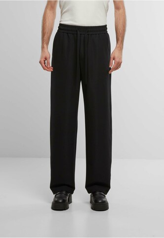 Another Cotton Lab Regular Pants in Black: front