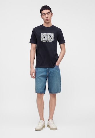 ARMANI EXCHANGE Μπλουζάκι σε μπλε