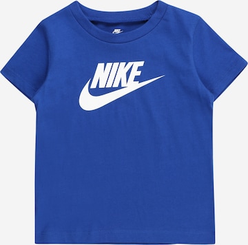 Nike Sportswear Shirt 'FUTURA' in Blauw: voorkant