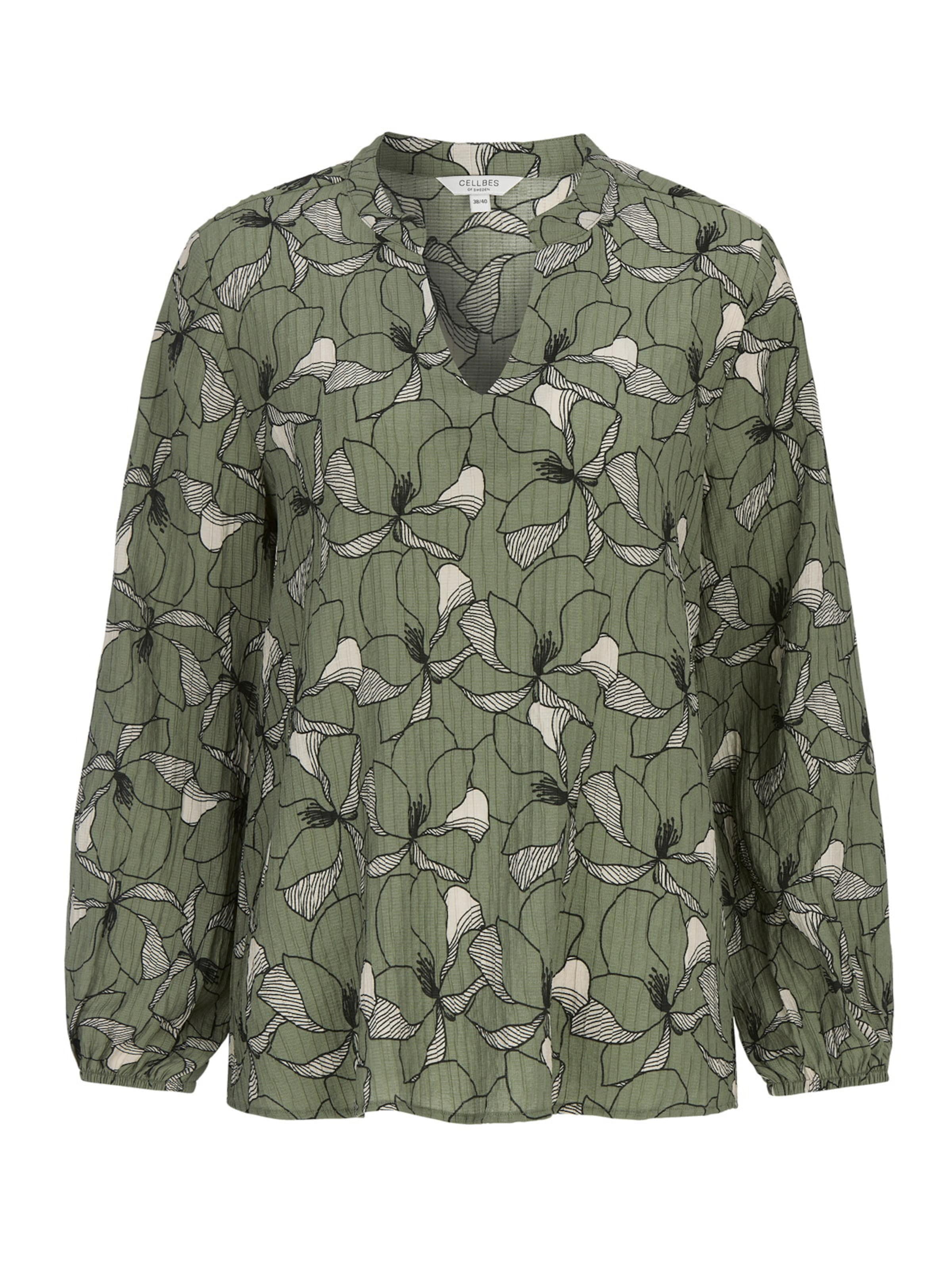 Cellbes of Sweden Bluse in Grün: Vorderseite