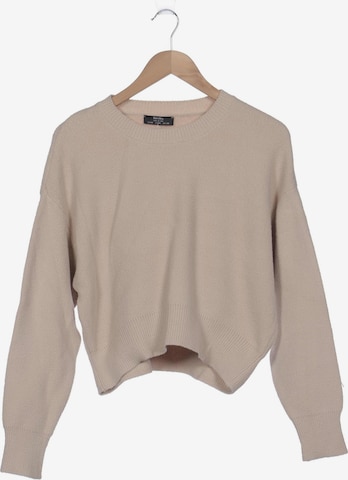 Bershka Pullover M in Beige: predná strana