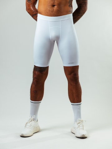 Lifters Athletic Underwear 'Race' in White: front
