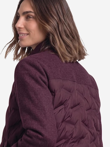 STREET ONE Winter jacket 'LTD QR Short Mat Mix Jkt w. Glued 202254' in Purple