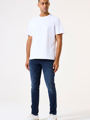 Coupe slim Jean GARCIA en bleu : devant