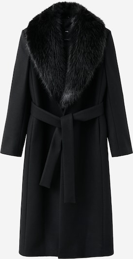 MANGO Pitkä talvitakki 'Dolce' värissä musta, Tuotenäkymä