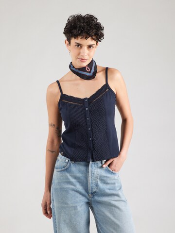 Superdry Топ в Синий: спереди