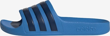 ADIDAS SPORTSWEAR Badeschuh 'Adilette Aqua' in Blau: Vorderseite