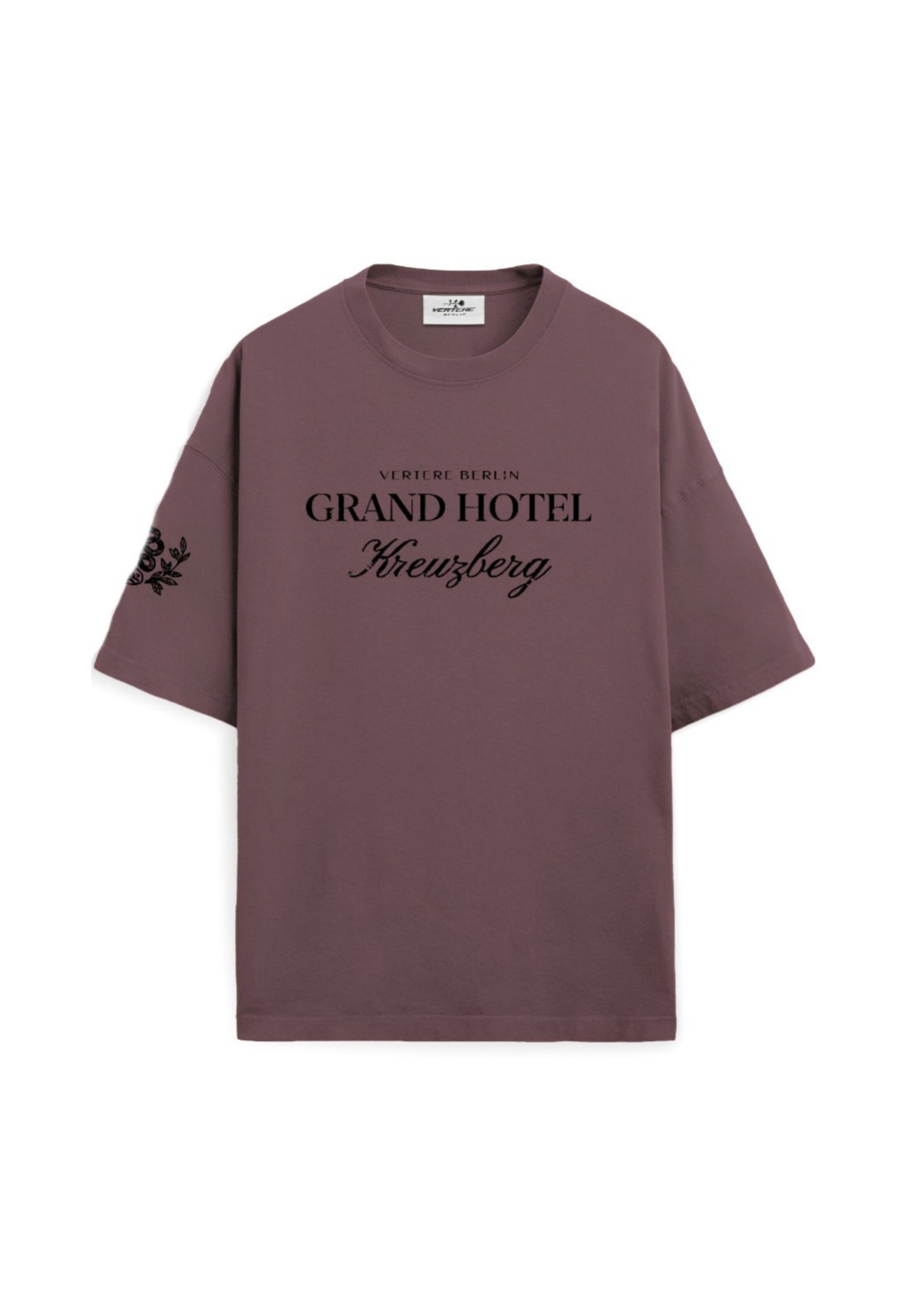 Vertere Berlin Shirt 'GRAND HOTEL' in Purple: front