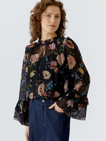 OUI Blouse in Black: front