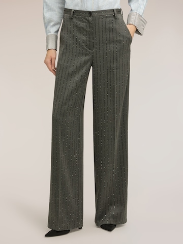 MOTIVI Wide leg Broek in Grijs