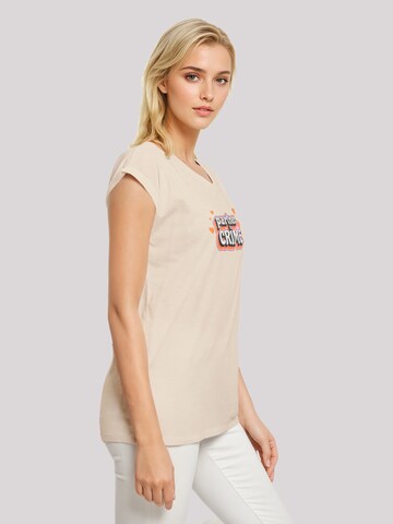 F4NT4STIC T-Shirt 'Partner In Crime Valentinstag' in Beige