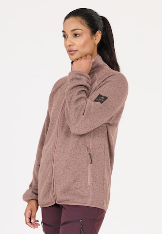 Whistler Fleece jacket 'Wolven' in Red: front