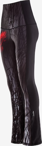 WinshapeBootcut/trapezice Sportske hlače 'BCHWL107' - crna boja