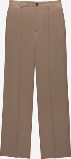 Pantaloni con piega frontale Pull&Bear di colore sabbia, Visualizzazione prodotti