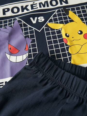 Pijamale 'NKMSUX POKEMON' de la NAME IT pe albastru