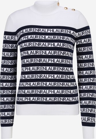 Lauren Ralph Lauren Petite Sweater 'TAURINE' in Blue: front