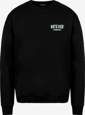 Sweat-shirt ' CMPNY Oversized ' ESTEEM en noir : devant