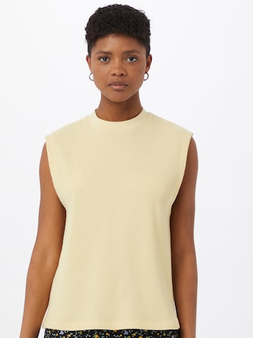 Another Label Top 'Hélénie' in Yellow: front