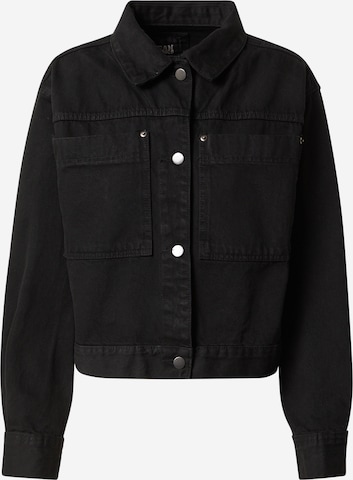 Urban Classics Between-Season Jacket in Black: front