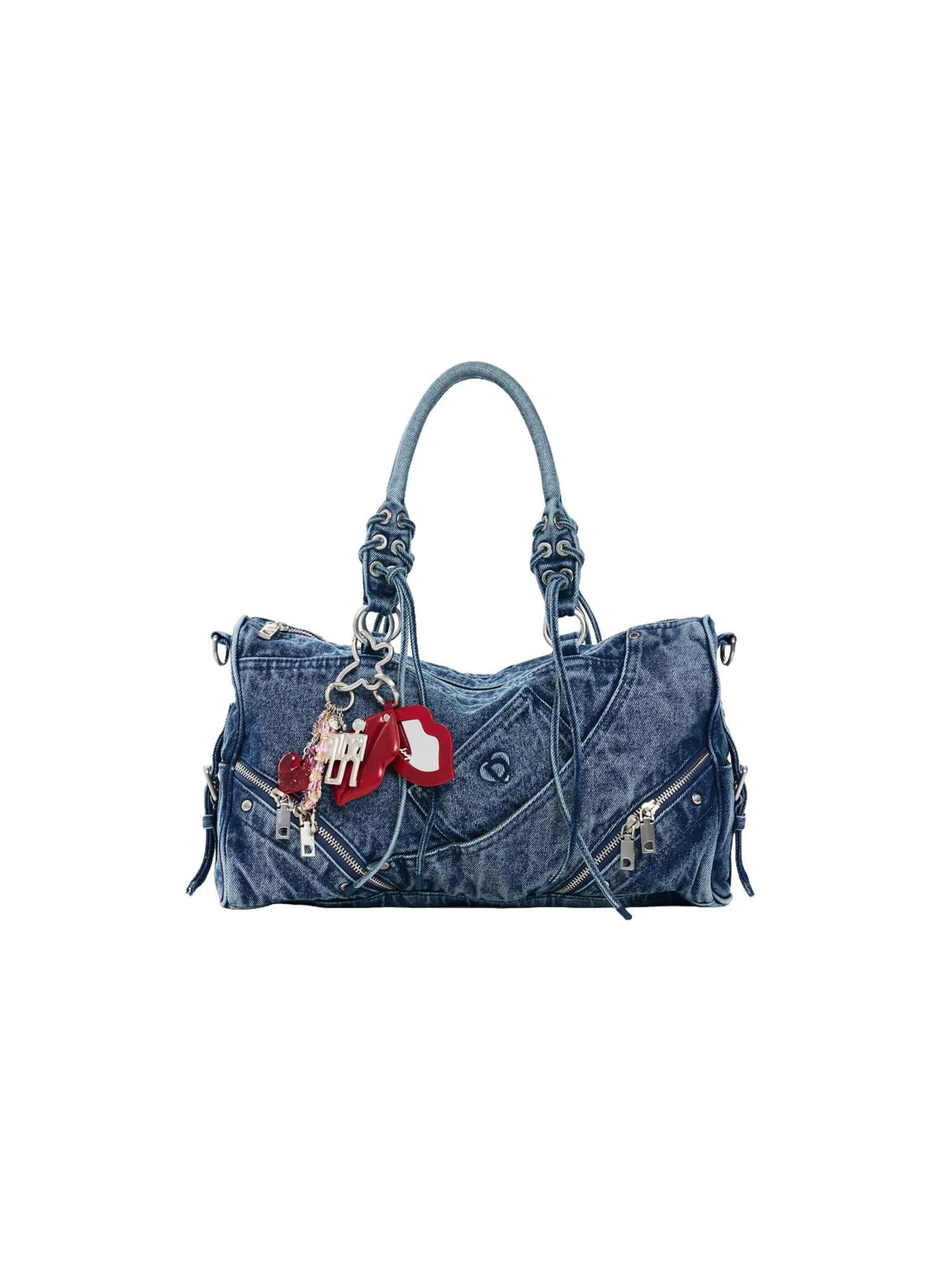 Desigual - Malas de tiracolo em azul: frente