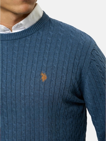 U.S. POLO ASSN. Pullover 'Mads' i blå