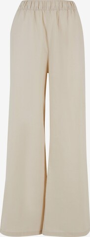Wide leg Pantaloni di Urban Classics in beige: frontale